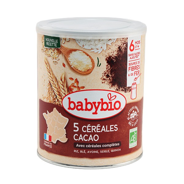 Babybio 5 céréales cacao