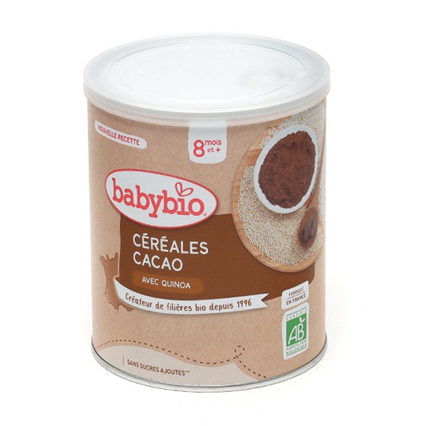 Babybio cErEales cacao 8m 220g
