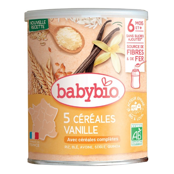 Babybio céréales vanille bio