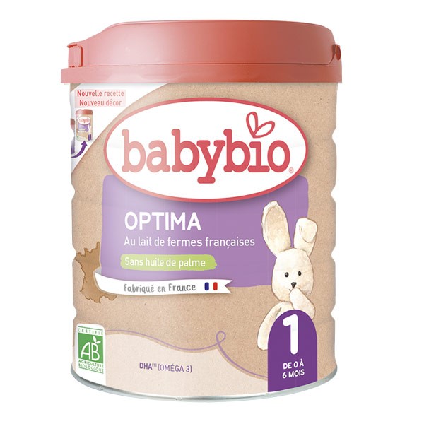 Babybio Optima lait 1er âge bio