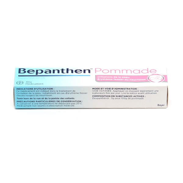 Bepanthen - Pommade pour bébé - 100 g - avec provitamine B5 - douceur  cliniquement prouvée pour la peau de votre bébé Meilleure crème  anti-démangeaisons pour la peau de bébé. : 