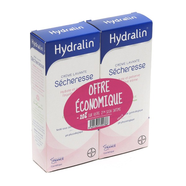 Hydralin Sécheresse - Crème Lavante 200 ml - Paraphamadirect