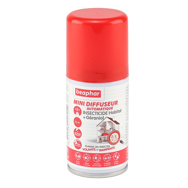 Beaphar Spray et diffuseur automatique Insecticide Habitat