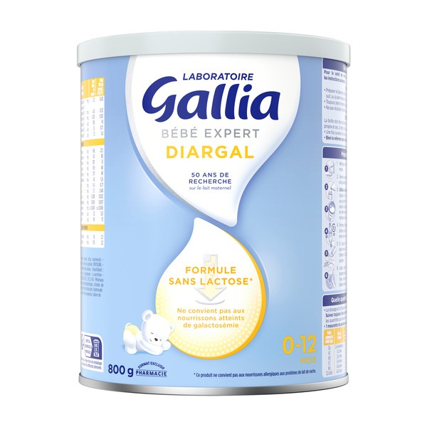 Gallia Expert Bébé Diargal lait sans lactose