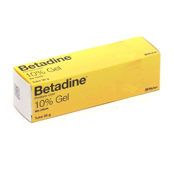 Betadine 10 % gel dermique - Pommade antiseptique sans ordonnance