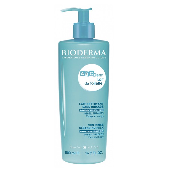 Bioderma ABCDerm lait nettoyant sans rinçage