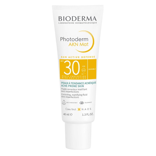 Bioderma Photoderm AKN Mat fluide correcteur matifiant SPF 30