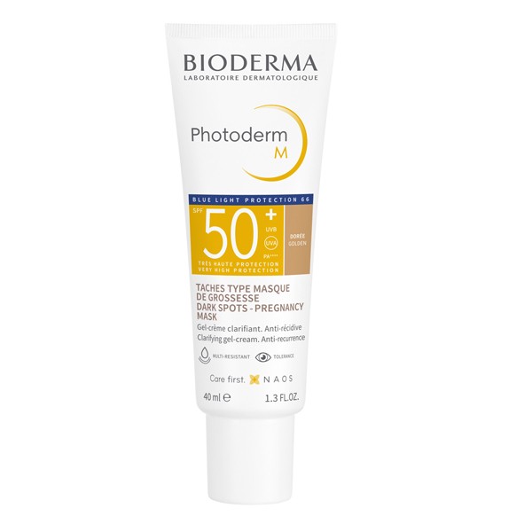 Bioderma Photoderm M gel-crème clarifiant SPF 50+ dorée