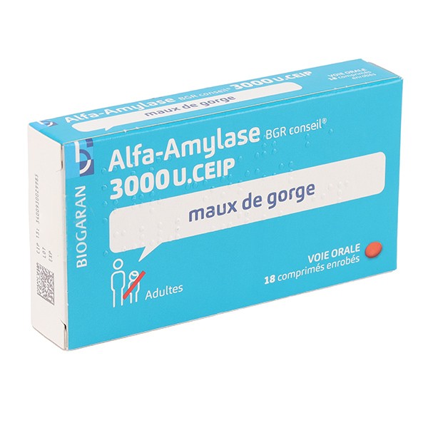 Alfa Amylase 3000 U comprimé Biogaran