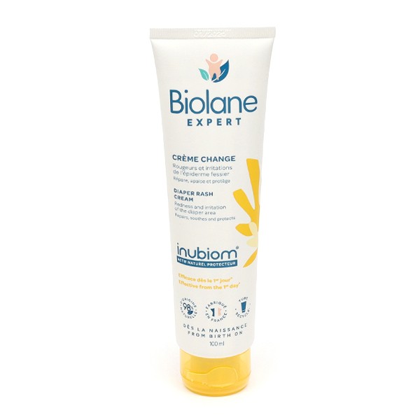 La crème change Biolane protège l'épiderme fessier de votre bébé
