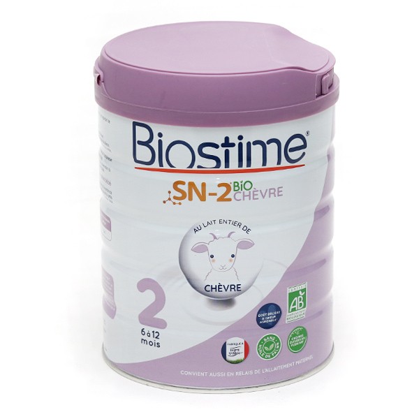 Biostime SN-2 bio chèvre 2ème âge - 6 à 12 mois - 800g