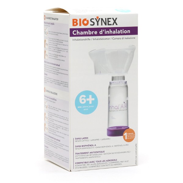 Biosynex Chambre D Inhalation A Partir De 6 Ans Pour Aerosol Doseur