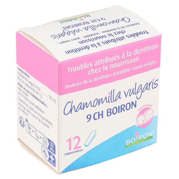 Chamomilla vulgaris 9 CH suppositoire Boiron