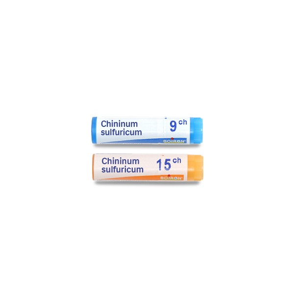 Chininum sulfuricum dose homéopathie Boiron