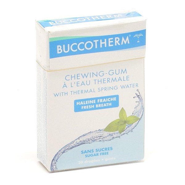 Buccotherm chewing gum sans sucre en dragées - Haleine fraiche