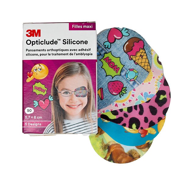 3M Opticlude Silicone pansement orthoptique x 50