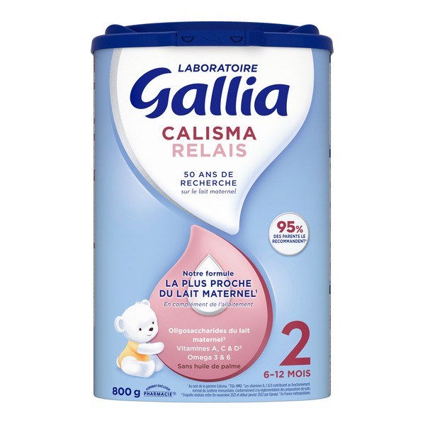 Gallia Calisma Relais lait 2ème âge