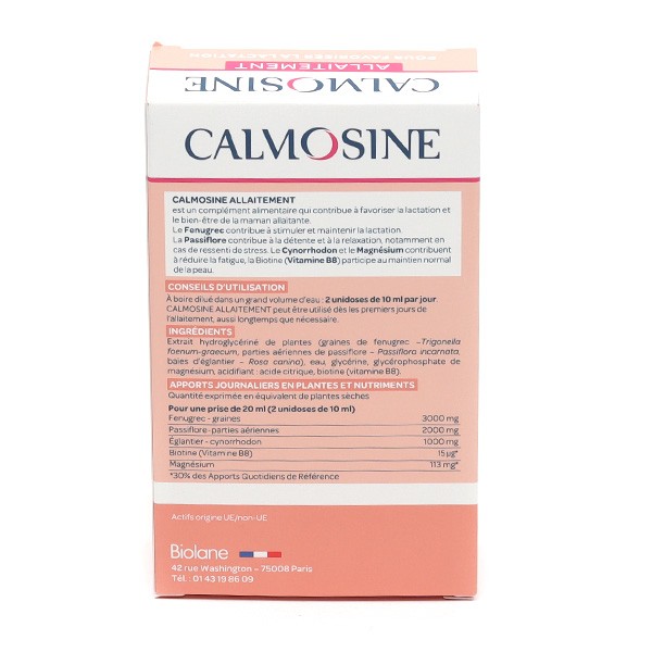 Calmosine Allaitement 14 sticks 10 ml