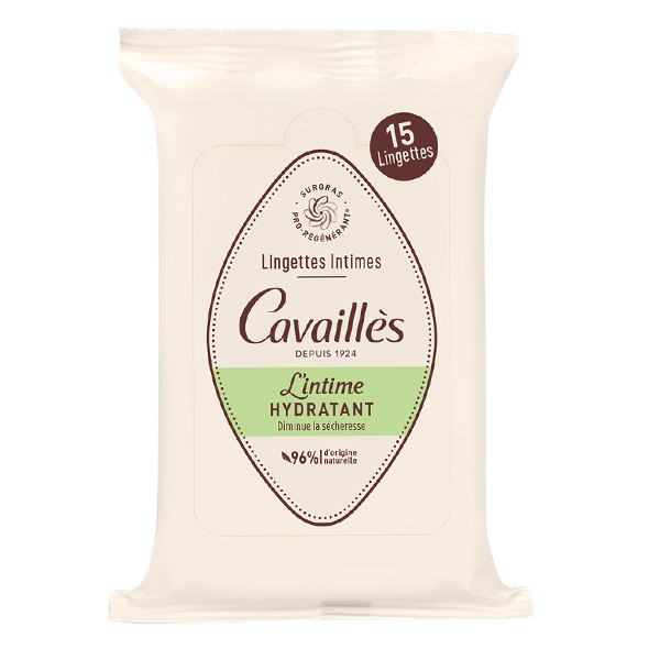 Cavaillès Hydratant lingettes intimes