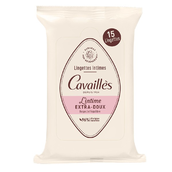 Cavaillès extra-doux lingettes intimes