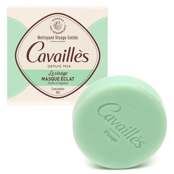 Cavaillès Nettoyant Visage Solide Masque éclat