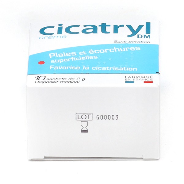 CICATRYL Crème cicatrisante Plaies et écorchures superficielles (10x2g) -  Pharmacie VEAU