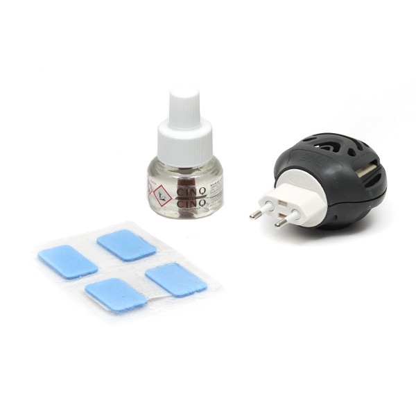 CINQ SUR CINQ Diffuseur anti-moustique double usage 1 diffuseur double  usage & 1 recharge liquide de 50 nuits & 4 recharges plaquettes de 8 heures.
