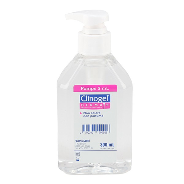 Clinogel Derma+ gel hydroalcoolique