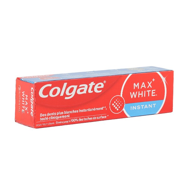 Colgate Max White Instant dentifrice