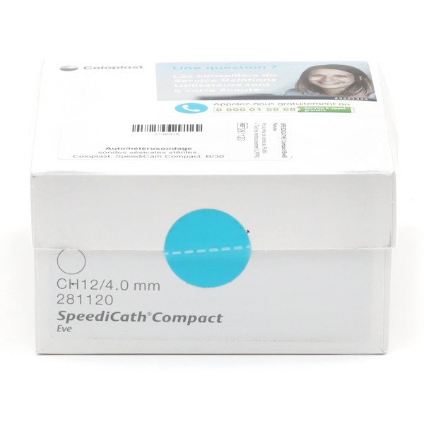 SpeediCath Compact EVE Coloplast - Sonde Urinaire Femme, Auto Sondage