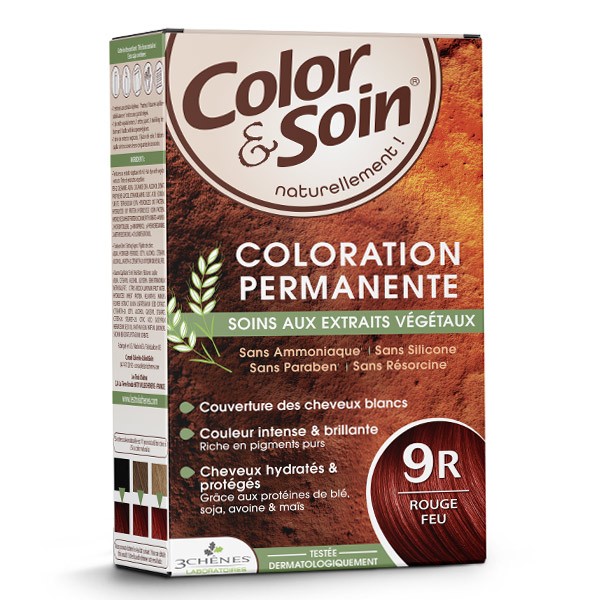 Les 3 Chênes Color et Soin coloration permanente rouge feu 9R