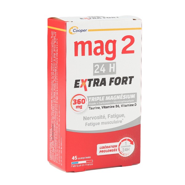 Mag 2 24h Extra Fort comprimés