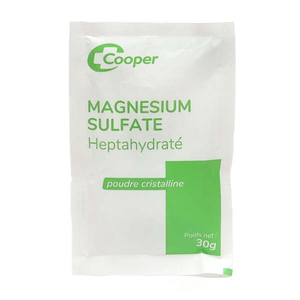 Cooper sulfate de magnésium ou sel d'Epsom