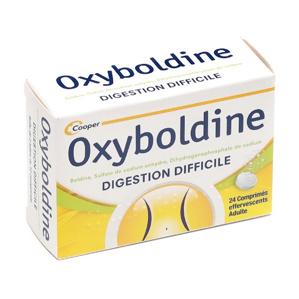 Oxyboldine effervescent - Digestion difficile - Medicament pour digérer
