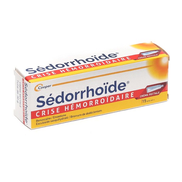 Sedorrhoide crème rectale - Pommade Hemorroides anesthésiante