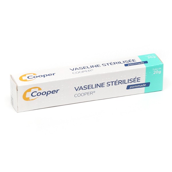 Vaseline stérilisée Cooper - Pommade stérile - Plaie, cicatrice