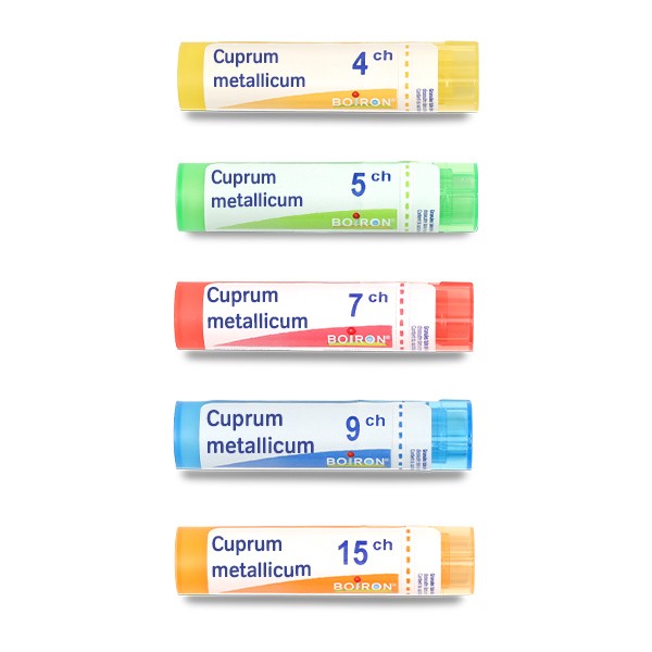 Cuprum metallicum granules homéopathie Boiron