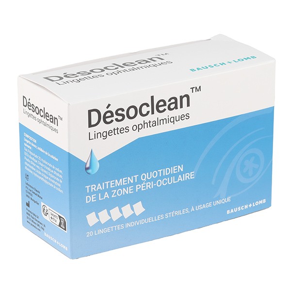 Désoclean lingettes pour les yeux