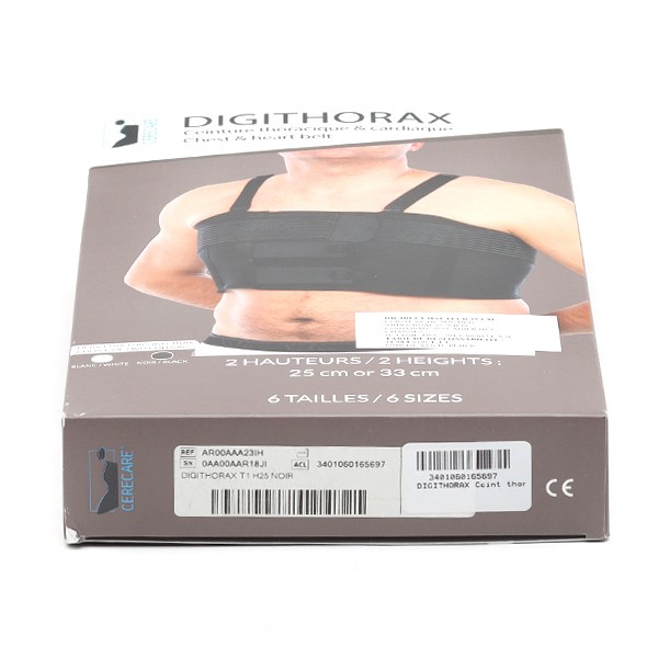 Digithorax Ceinture Thoracique & Cardiaque Taille 2 H25cm