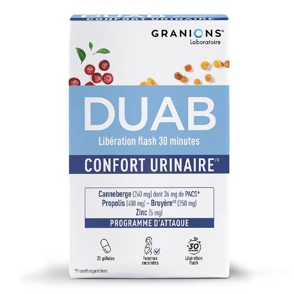 Duab Confort urinaire gélules