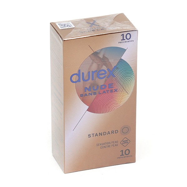 Durex Nude Sans Latex Préservatifs Contraception Sexualité 