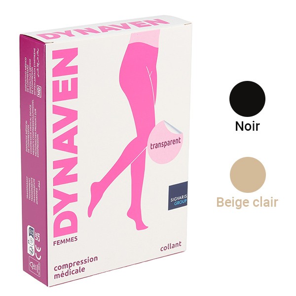 Sigvaris Dynaven Transparent Collant de contention maternité Classe 2