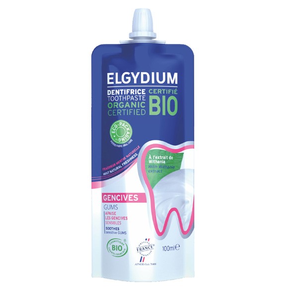 Elgydium dentifrice gencives sensibles éco-conçu Bio