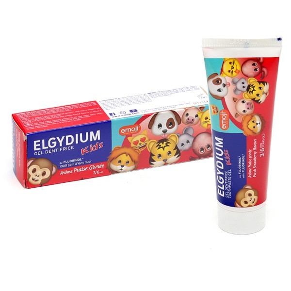 Elgydium Kids Gel dentifrice Fraise givrée