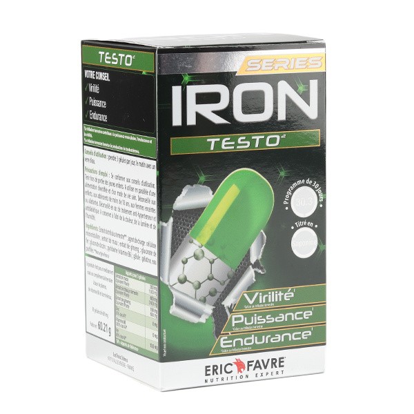 Eric Favre Iron Testo capsules