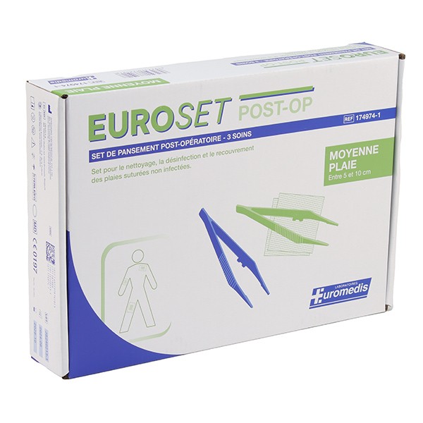 Euroset Pansement Post-Op Moyennes plaies