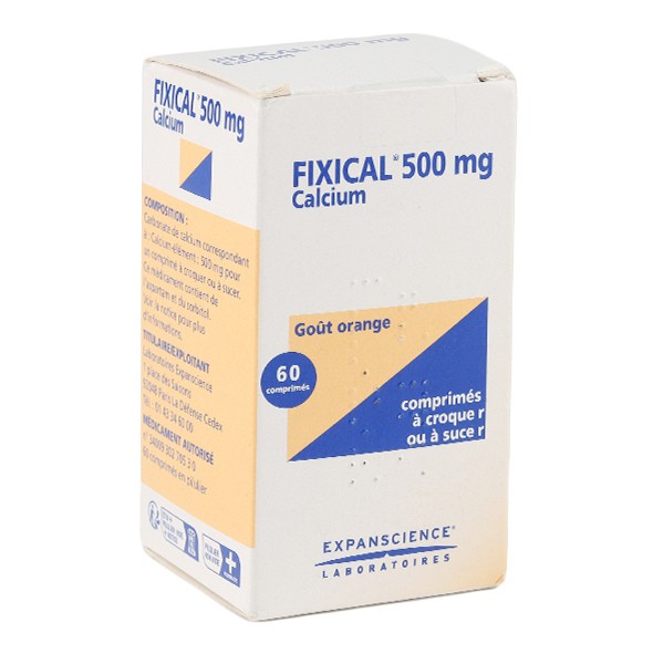 Fixical 500 mg comprimés à sucer ou à croquer