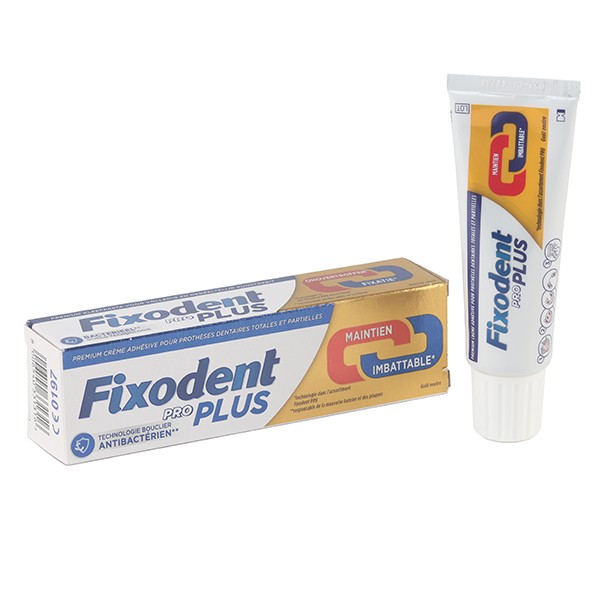 Fixodent Pro Plus Maintien imbattable crème adhésive