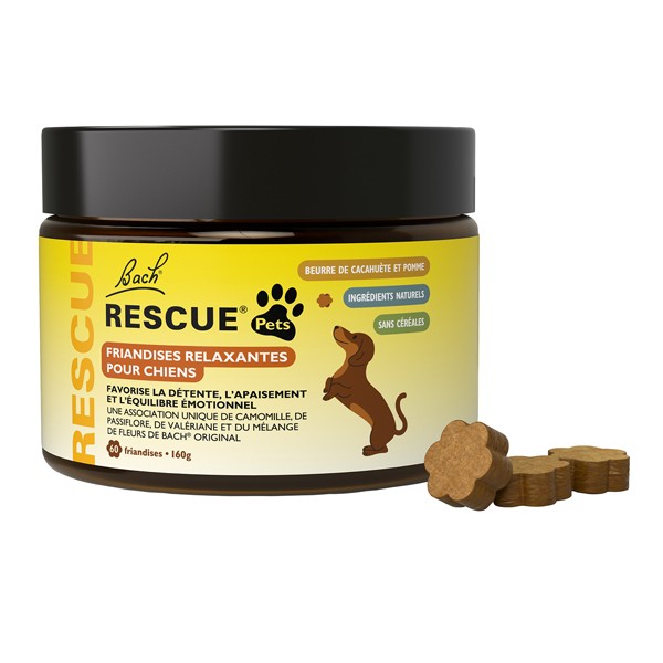 Fleurs de Bach Rescue Pets Friandises relaxantes pour chiens