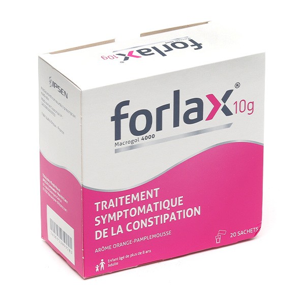 Forlax 10 g sachet - Medicament Constipation - Laxatif osmotique